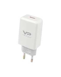 Зарядное устройство USB Veron VR-C13M 3A 18W + кабель Micro-USB Белый (White)