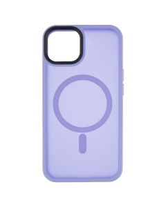 Чехол-накладка для iPhone 13 WAVE Matte Insane MagSafe Черно-фиолетовый (Purple)