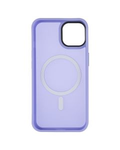 Чехол-накладка для iPhone 13 WAVE Matte Insane MagSafe Черно-фиолетовый (Purple)