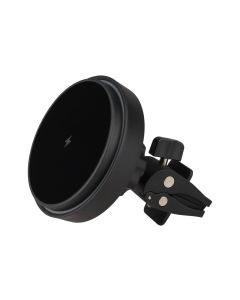 Автотримач Proove Light Circle 15W з бездротовою зарядкою Чорний (Black)