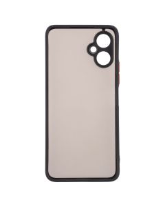 Чохол накладка для TECNO Spark 9 Pro Bumper Matte Case Чорна (Black)