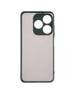 Чохол-накладка для TECNO Spark 10/10С Bumper Matte Case Зелена (зеленый)