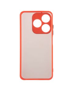 Чехол накладка для TECNO Spark 10/10С Bumper Matte Case Черный (Black)