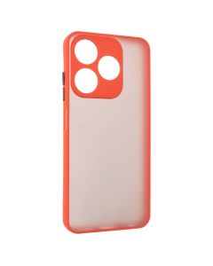 Чехол накладка для TECNO Spark 10/10С Bumper Matte Case Черный (Black)