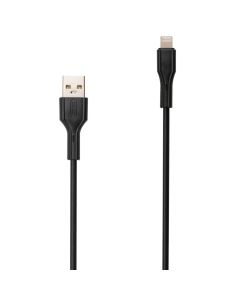 USB-кабель XO NB230 Lightning 2.4A 1м Черный (Black)