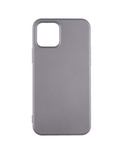 Чехол-накладка для iPhone 12/12 Pro METALLIC Case Серый (Grey)