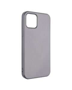 Чехол-накладка для iPhone 12/12 Pro METALLIC Case Серый (Grey)