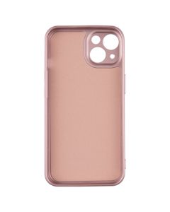 Чехол накладка для iPhone 13 METALLIC Case Розовый (Pink)