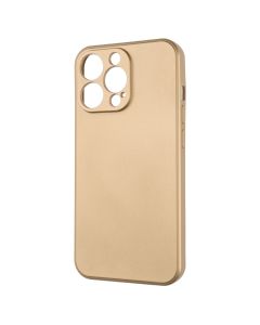 Чехол-накладка для iPhone 13 Pro METALLIC Case Золотого цвета (Gold)