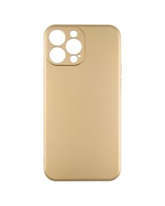Чехол-накладка для iPhone 13 Pro Max METALLIC Case Золотого цвета (Gold)