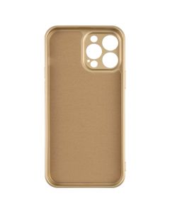 Чехол-накладка для iPhone 13 Pro Max METALLIC Case Золотого цвета (Gold)