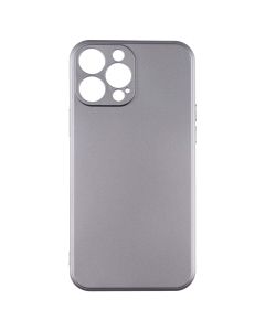Чехол накладка для iPhone 13 Pro Max METALLIC Case Серый (Grey)