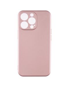 Чехол накладка для iPhone 13 Pro METALLIC Case Розовый (Pink)