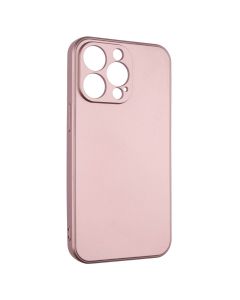 Чехол накладка для iPhone 13 Pro METALLIC Case Розовый (Pink)