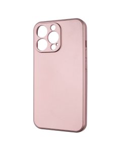Чехол накладка для iPhone 13 Pro METALLIC Case Розовый (Pink)