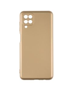 Чехол-накладка для Samsung A12/M12 METALLIC Case Золотой (Gold)