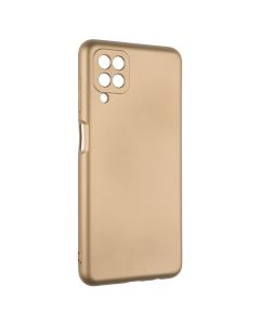 Чехол-накладка для Samsung A12/M12 METALLIC Case Золотой (Gold)