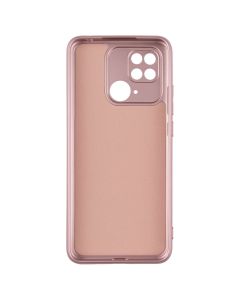 Чохол накладка для Xiaomi Redmi 10C METALLIC Case Рожева (Pink)