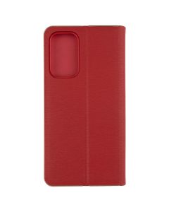 Чехол кейс для Samsung A33 5G LUNA Book Gold Красный (Red)