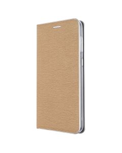 Чехол кейс для Samsung A33 5G LUNA Book Silver Золотой (Gold)