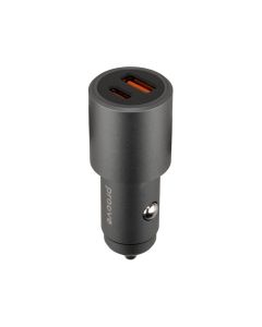 Автомобільний зарядний пристрій Borofone Proove Double Energy Plus 53W (USB + Type-C) Сірий (Grey)