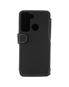 Чехол кейс для TECNO Pop 5 Status Case Магнит Черный (Black)