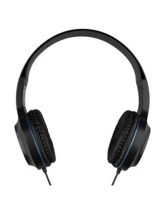 Навушники накладні Hoco W24 Enlighten Чорні Сині (Black Blue)