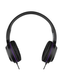 Навушники накладні Hoco W24 Enlighten Чорні Фіолетові (Black Purple)