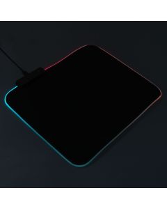 Килимок для миші RGB-01 з підсвічуванням Чорний (Black)