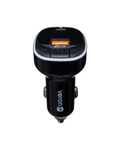 Fm-модулятор Veron MC033 Bluetooth Чёрный (Black)