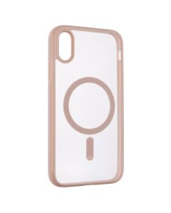 Чехол накладка для iPhone XR Clear Color MagSafe Case Розовый (Pink)