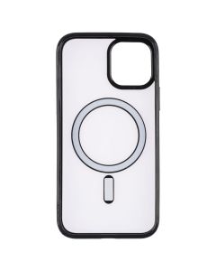 Чехол-накладка для iPhone 12/12 Pro Clear Color MagSafe Case Черный (Black)