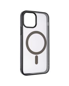 Чехол-накладка для iPhone 12/12 Pro Clear Color MagSafe Case Черный (Black)