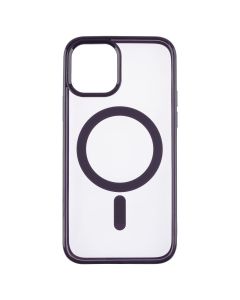 Чохол накладка для iPhone 12/12 Pro Clear Color MagSafe Case Фіолетова (Dark Purple)