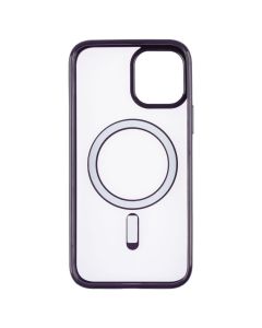 Чохол накладка для iPhone 12/12 Pro Clear Color MagSafe Case Фіолетова (Dark Purple)