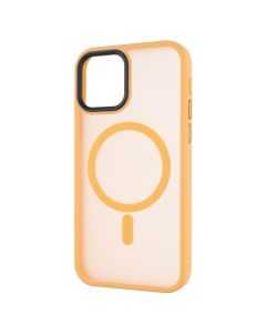 Чохол накладка для iPhone 12/12 Pro WAVE Matte Insane MagSafe Помаранчева (Orange)