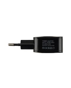 Зарядний пристрій Gelius Ultra Prime GU-HC02 (2 USB) 2.1A + кабель Type-C Чорний (Black)