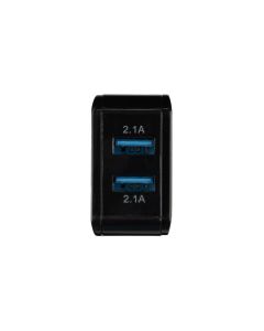 Зарядний пристрій Gelius Ultra Prime GU-HC02 (2 USB) 2.1A + кабель Type-C Чорний (Black)
