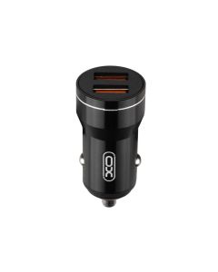 Автомобільний зарядний пристрій XO CC48 2USB 2.4A Чорний (Black)