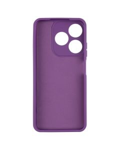Чехол накладка для TECNO Spark 10C Soft Case Фиолетовый (Purple)