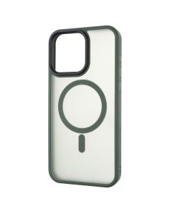 Чохол накладка для iPhone 15 Pro Max WAVE Matte Insane MagSafe Зелена (Green)