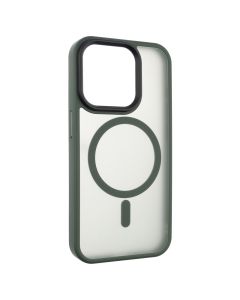 Чехол накладка для iPhone 15 Pro WAVE Matte Insane MagSafe Зеленый