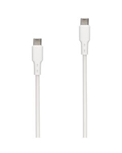 USB кабель Glasscove Flex 2.4A 1м Type-C to Lightning Білий (White)