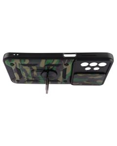 Чохол накладка для Samsung A23 5G Зелена Camouflage Camshield Serge Ring (Green Camouflage)