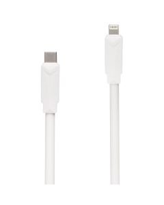 USB кабель XO NB-Q233A 27W 3A 1м Type-C to Lightning Білий (White)