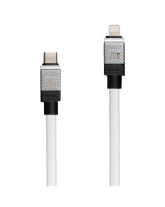USB кабель Baseus CoolPlay Series 20W 1м Type-C to Lightning Білий (White)