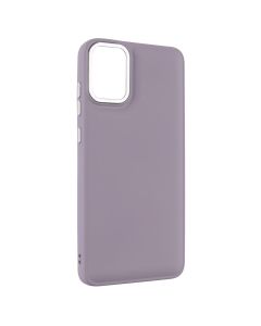 Чехол накладка для Samsung A05 WAVE Plump Case Фиолетовый (Черная смородина)