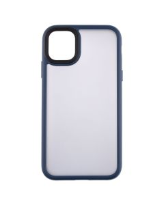 Чохол накладка для iPhone 11 Metal Buttons Синя (Blue)