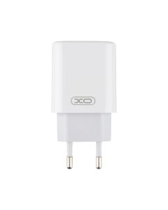 Зарядний пристрій XO L85C (2USB) 12W 2.4A + кабельType-C Білий (White)