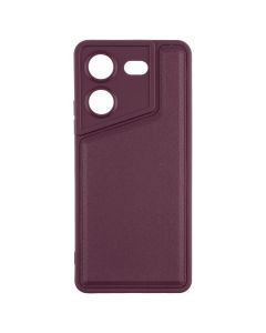 Чохол накладка для TECNO POVA 5 Pro 5G Soft Leather Фіолетова (Purple)